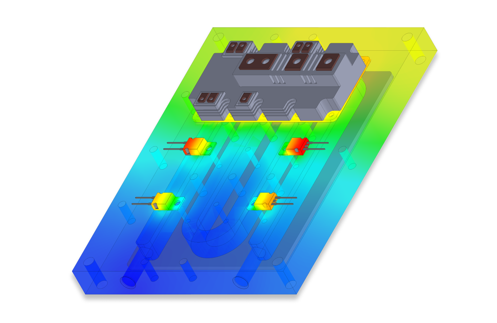 cooltec thermosimulation heatmap coolerplate 04