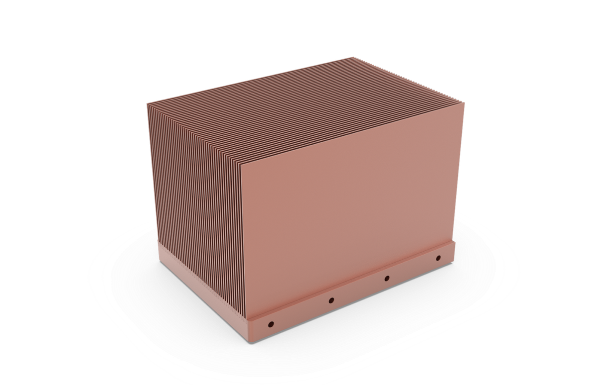 Exemple de produit de dissipateur thermique à ailettes jointes 5-1 | Bondfin