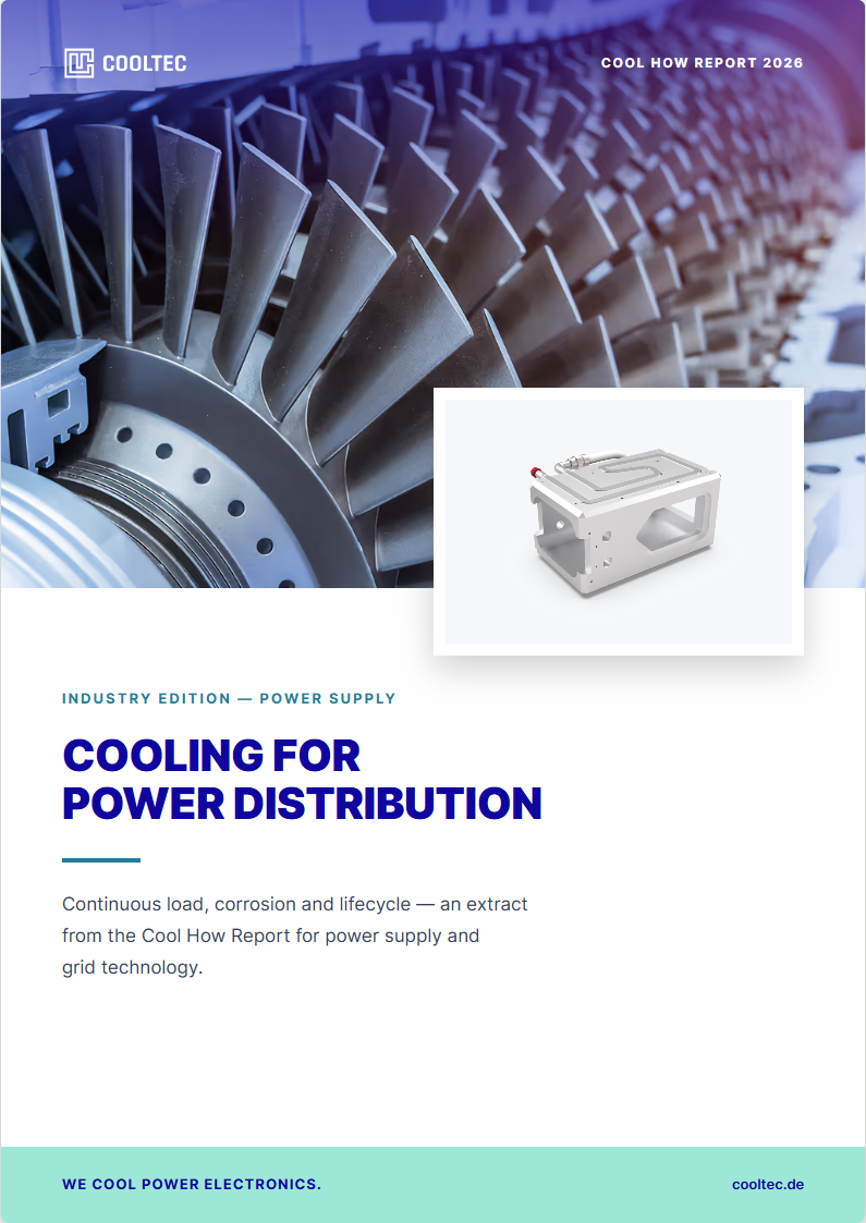 Vorschau: Energy Thermal Guide: cooling for grid and power electronics