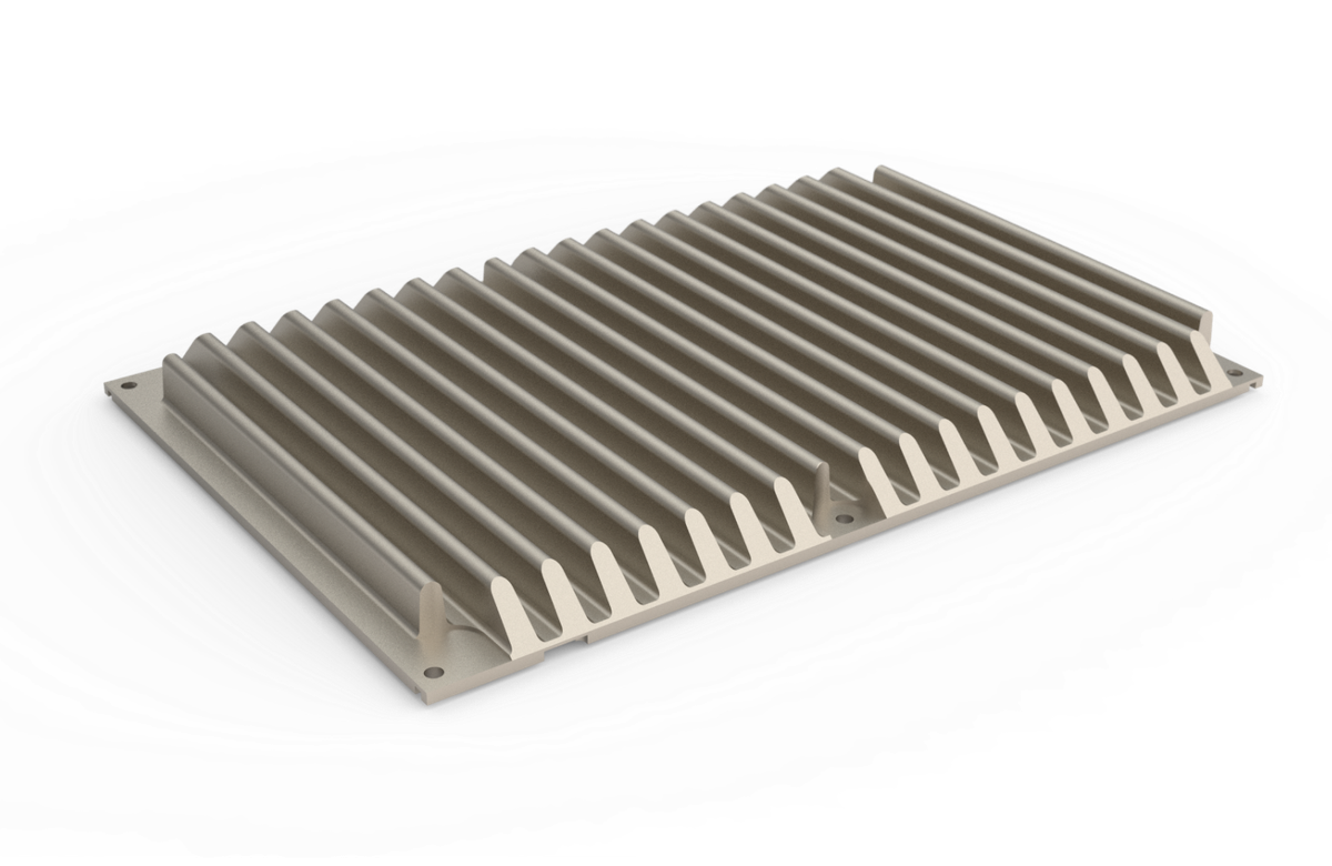 COOLTEC Stranggepresster Kühlkörper Produktbeispiel 9 | Extrufin Stranggepresster Kühlkörper Produktbeispiel 9 | Extrufin