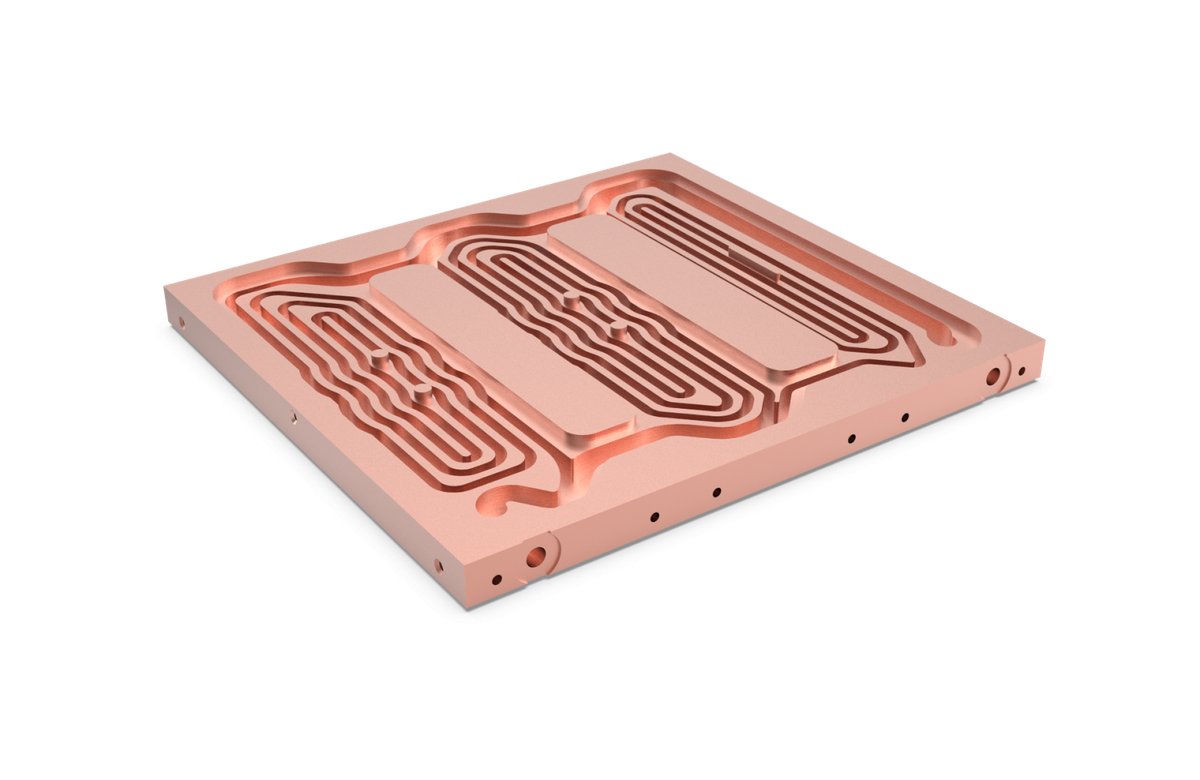 Innenstrukturierte Kühlplatten Produktbeispiel 5-1 | Structureflow