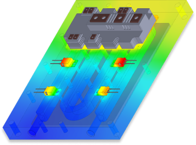 Thermosimulation pour une gestion thermique optimale Exemple 4-2