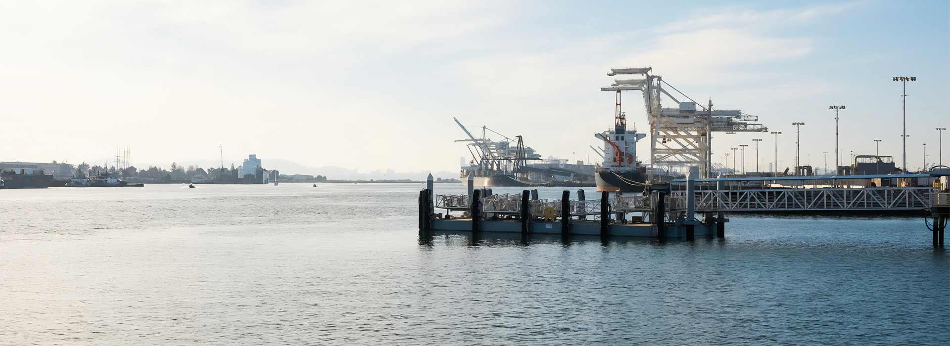 harbor for shipping and marine