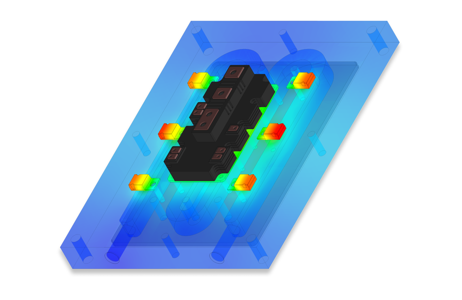 cool tec thermal simulation heatmap cooler plate 01